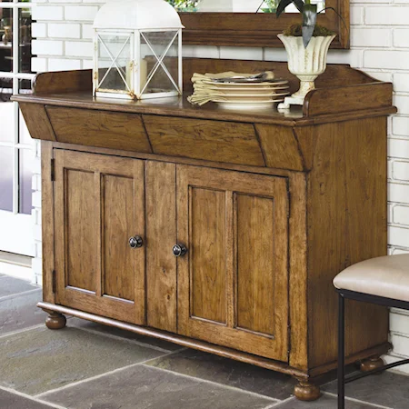 Dry Sink Sideboard with Removable Wine Storage